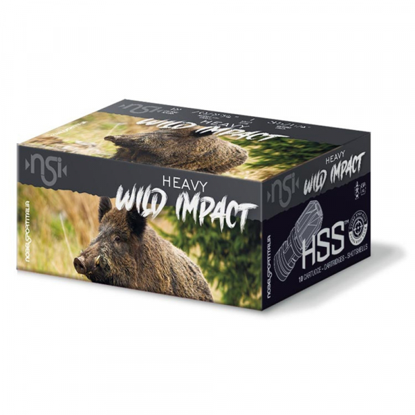 Schrotpatronen NSI Slug Wild Impact Long Range 12/70