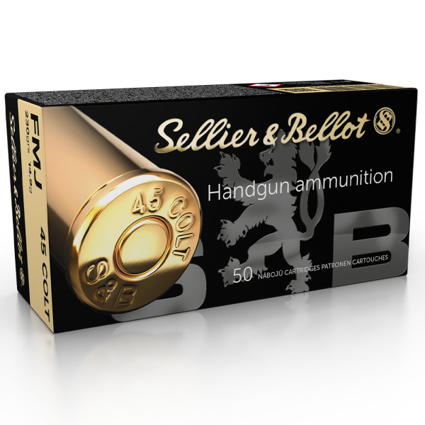 Revolverpatronen Sellier & Bellot 45 Colt FMJ