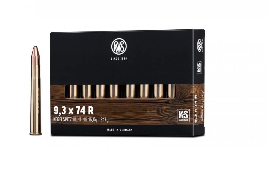 Büchsenpatronen RWS 9,3 x 74 R KS