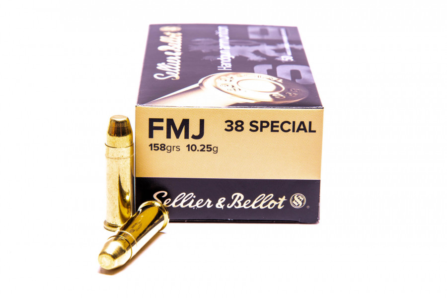 Revolverpatronen Sellier & Bellot 38 Special FMJ