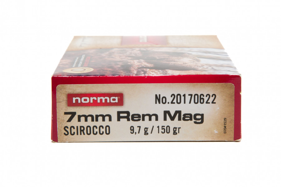 Büchsenpatronen Norma 7mm Rem. Mag. Scirocco
