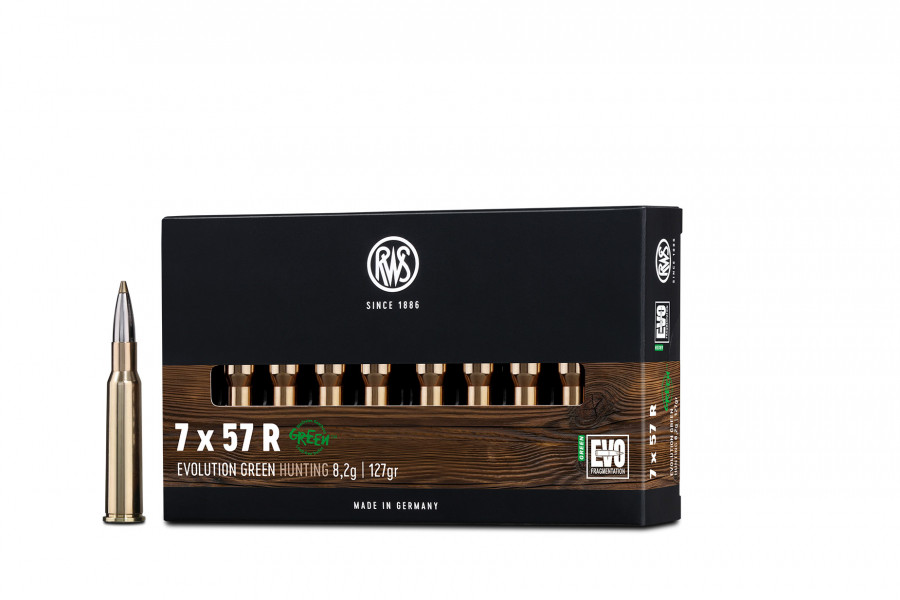Büchsenpatronen RWS 7 x 57 R EVOgreen