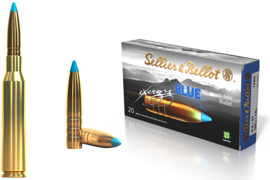 Büchsenpatronen Sellier & Bellot 6,5 x 57 TXRG 7,8g/120gr