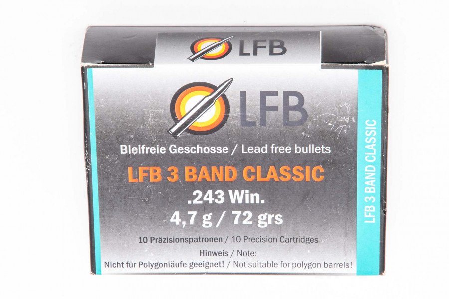 Büchsenpatronen LfB 243 Win. LFB 3 Band Classic