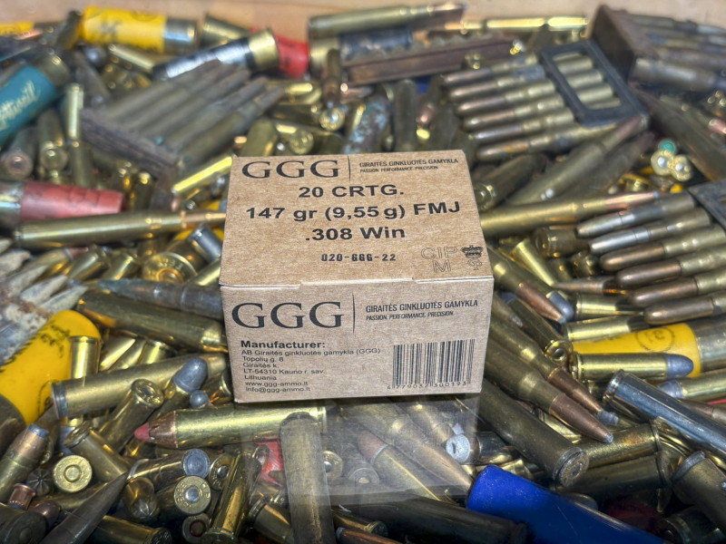 Büchsenpatronen GGG 308 Win. FMJ