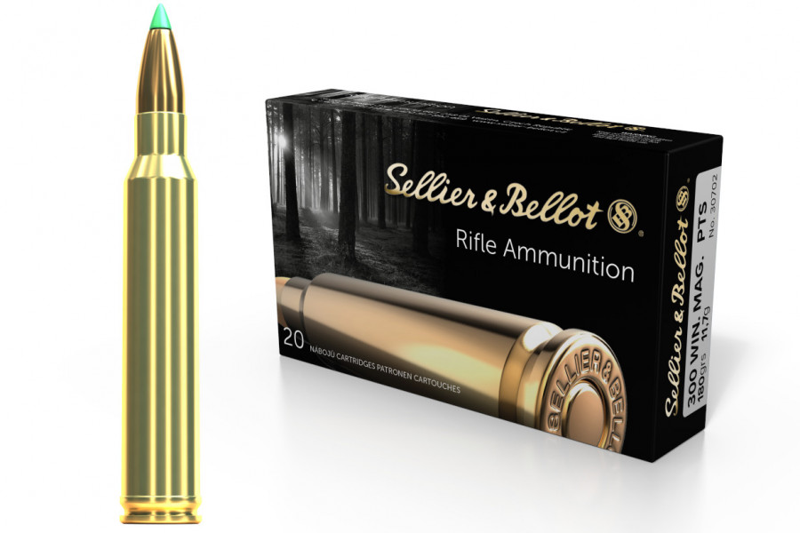 Büchsenpatronen Sellier & Bellot 300 Win. Mag. PTS 11,7g/180gr