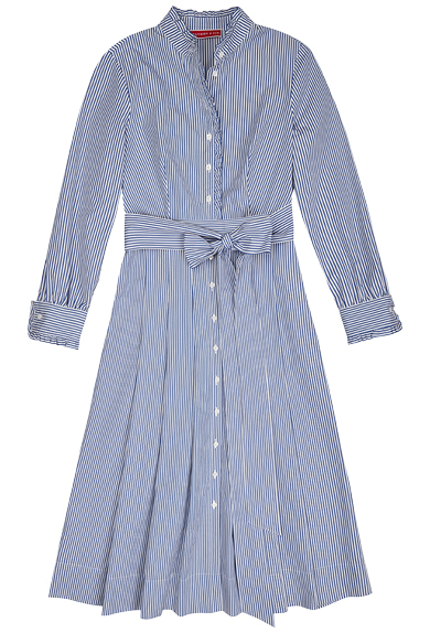 Franken & Cie Damen Kleid Streifen & Rüschen