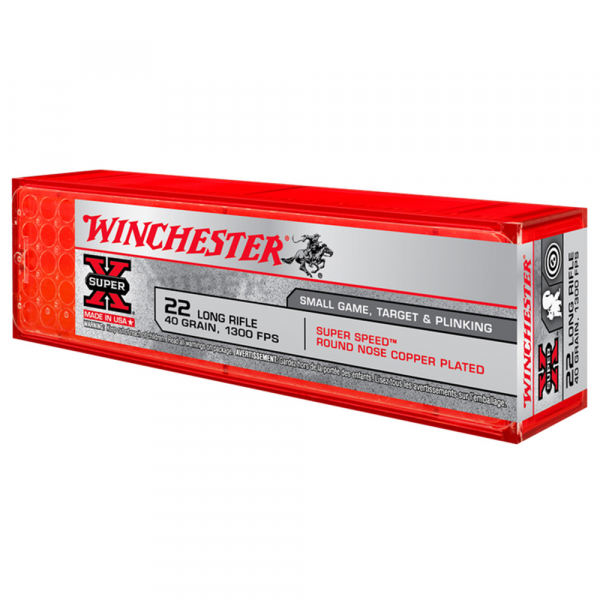 Randfeuerpatronen Winchester 22lr HV 40 grs. Copper